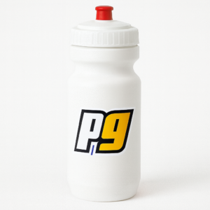 Botella reutilizable de color blanco